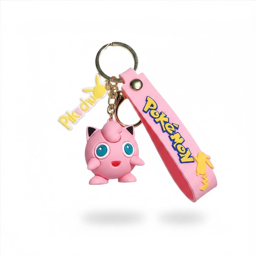Jigglypuff Style Keychain