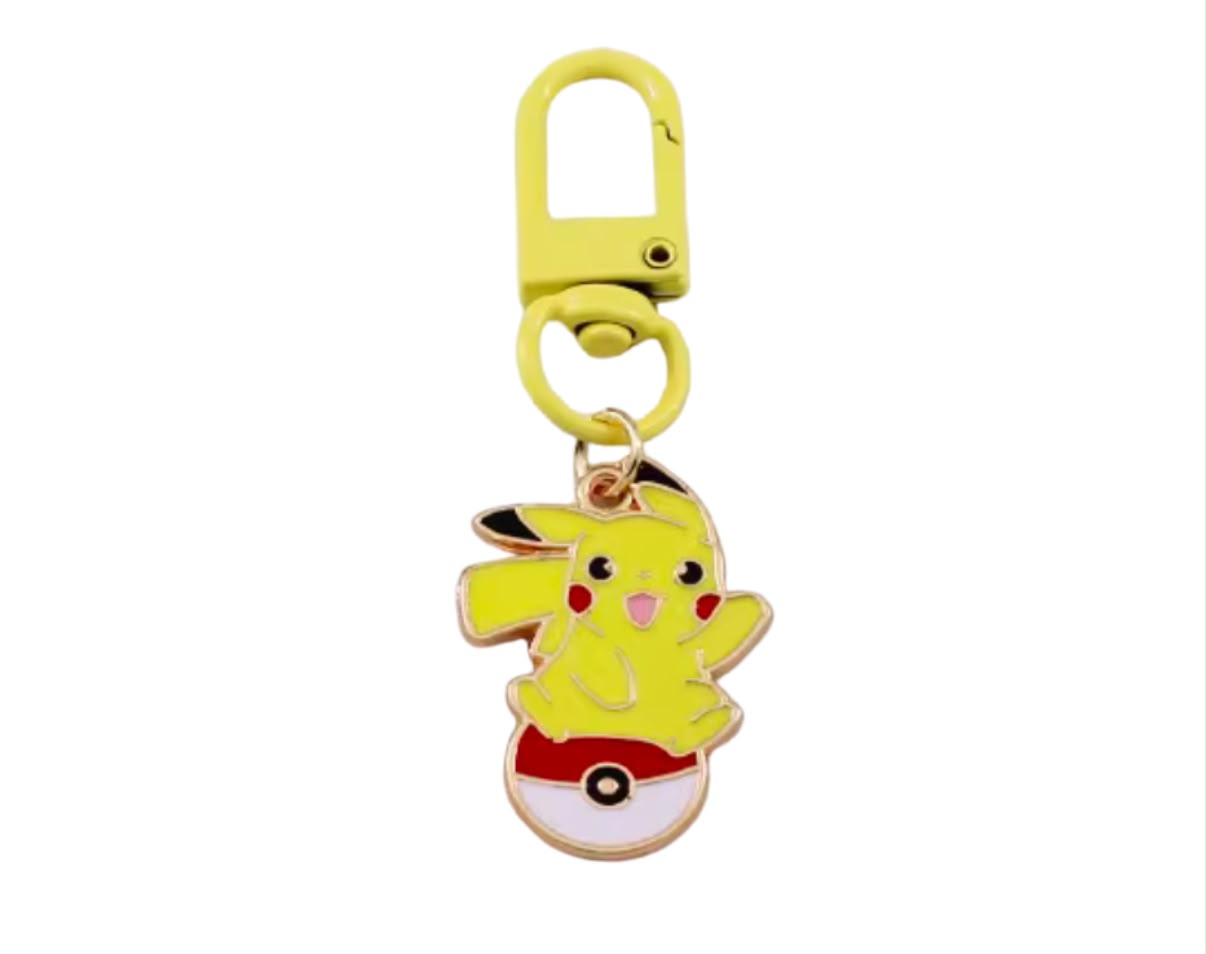Metal Keychain Pokemon Style