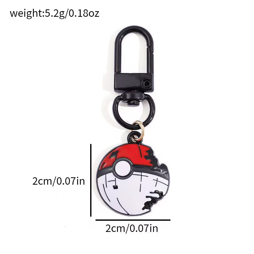Metal Keychain Pokemon Style