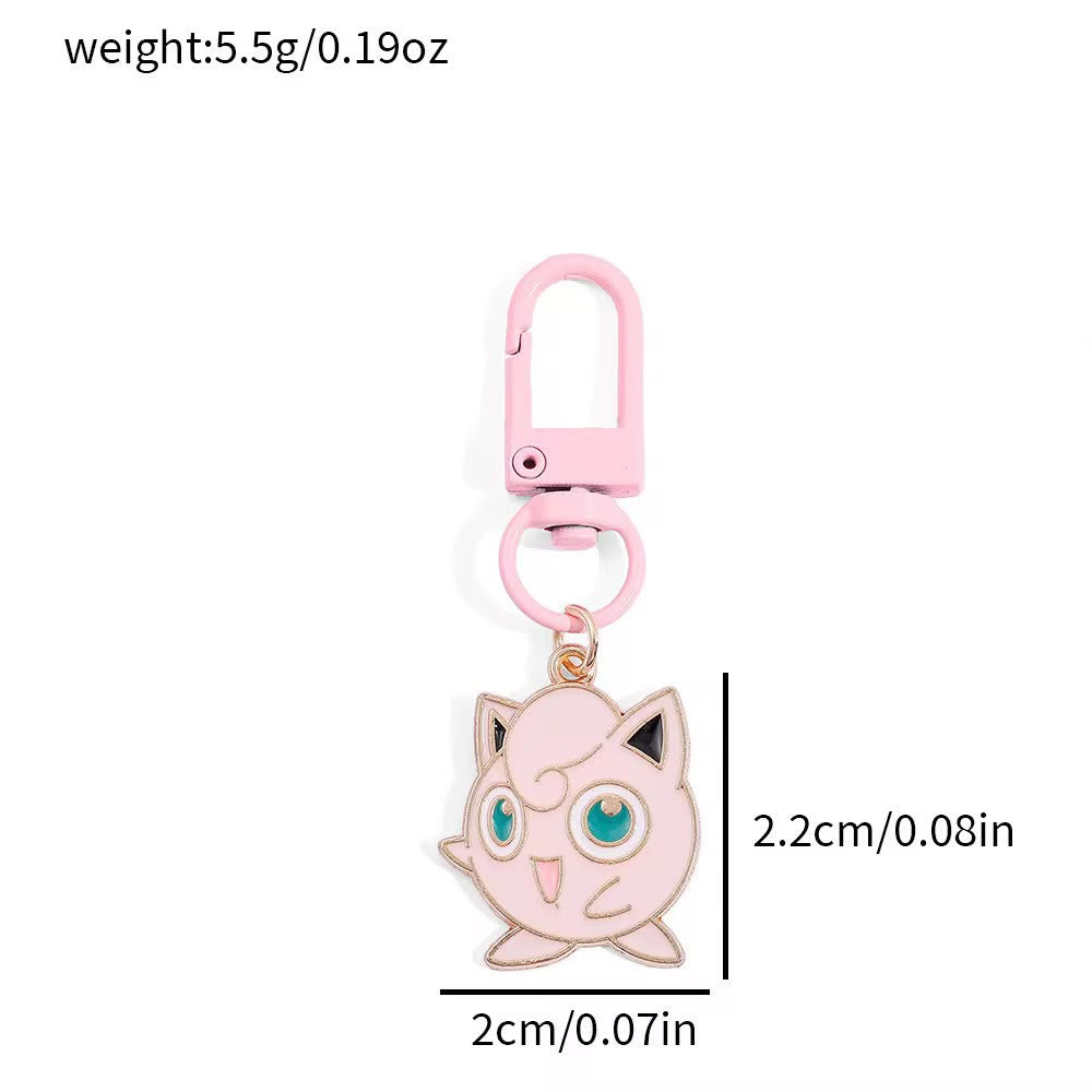 Metal Keychain Pokemon Style